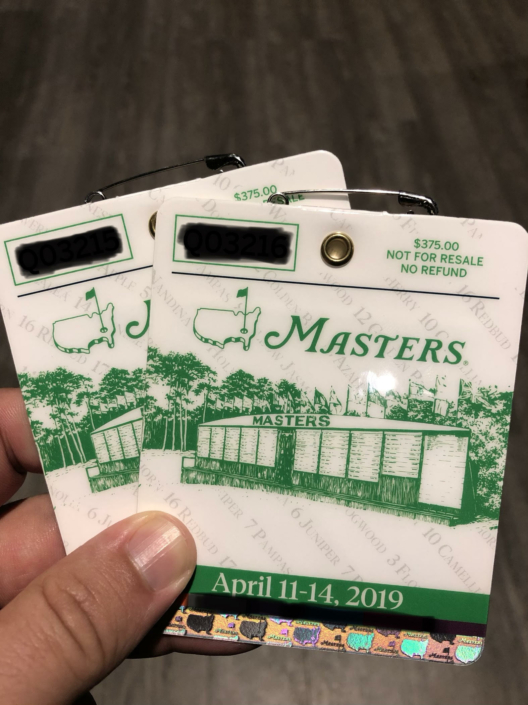 employee incentives golf masters